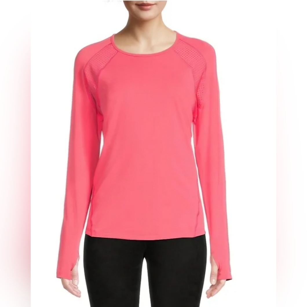 Women's Pink Long Sleeve Top